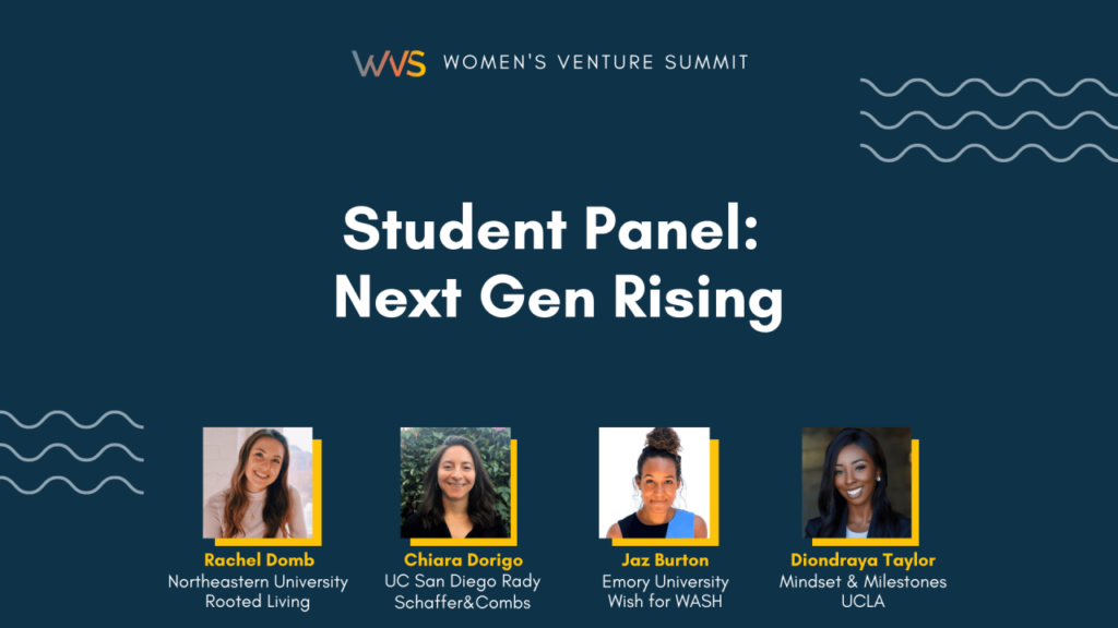 Women's Venture Summit Next Gen Rising Panel Diondraya Taylor